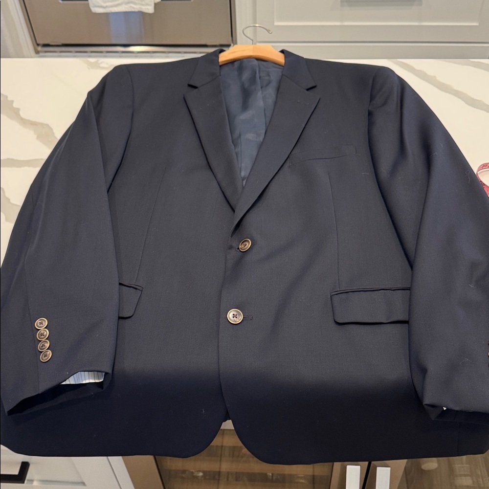 Joseph & Feiss Dark Blue Men's Blazer 48L